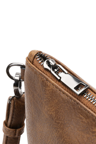 POCHETTE MORBIDA MARRONE