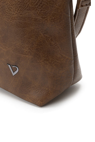 POCHETTE MORBIDA MARRONE