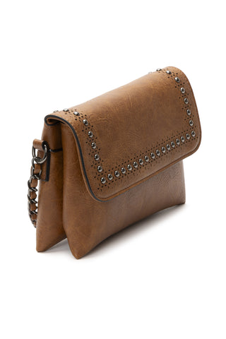 FLAP BAG MARRONE