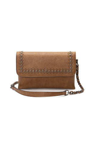 FLAP BAG MARRONE