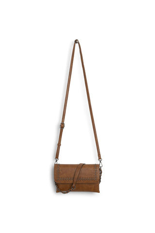 FLAP BAG MARRONE