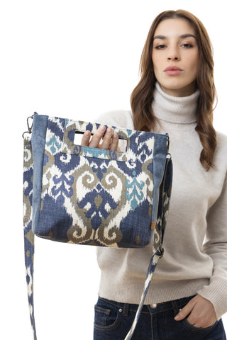 BLUE TOTE BAG
