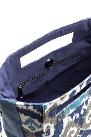 BLUE TOTE BAG