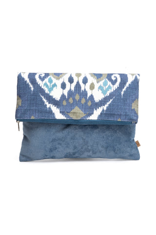 MAXI BLUE CLUTCH BAG
