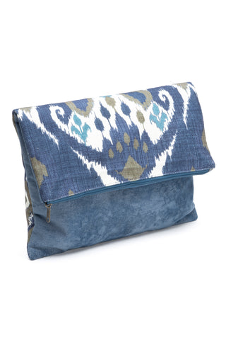 MAXI BLUE CLUTCH BAG