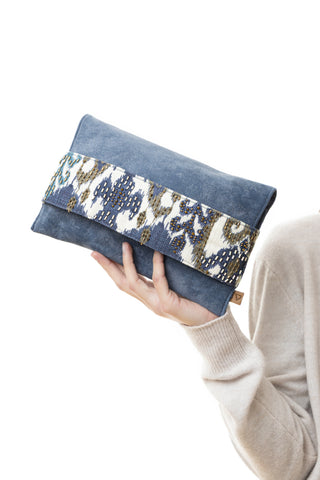 POCHETTE CLUTCH AZUL