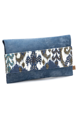 POCHETTE CLUTCH AZUL