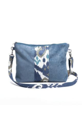 BLUE CROSSBODY BAG