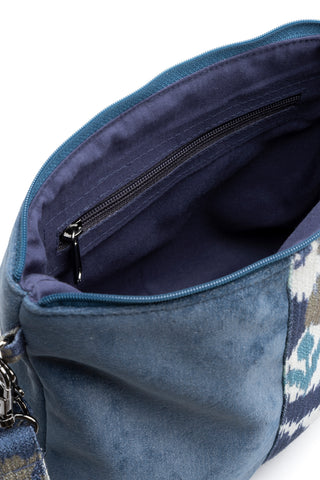 BLUE CROSSBODY BAG