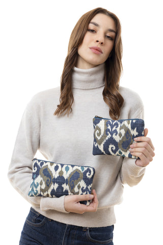 SMALL BLUE NECESSAIRE