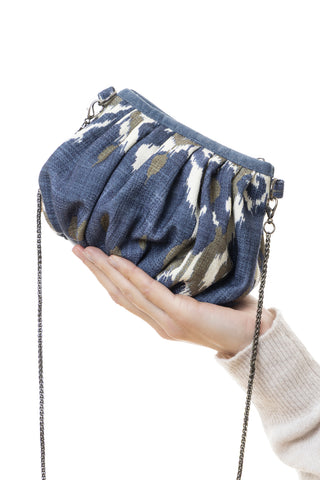 BLUE CHAIN BAG