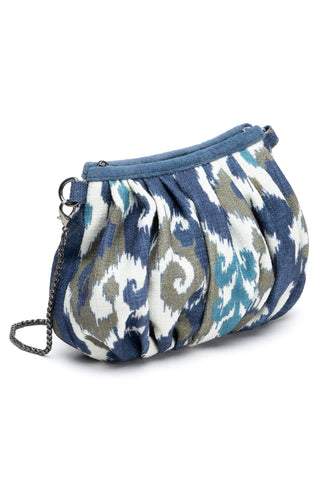 BLUE CHAIN BAG