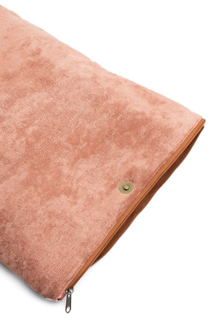 BOLSA MAXI CLUTCH ROSA