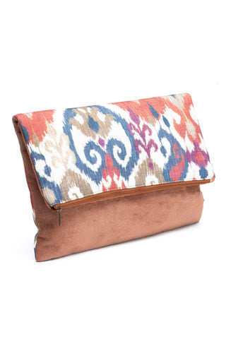 BOLSA MAXI CLUTCH ROSA