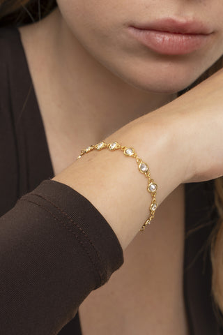 BRACCIALE CATENA PUNTI LUCE