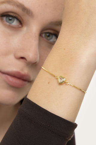 BRACCIALE REGOLABILE CUORE