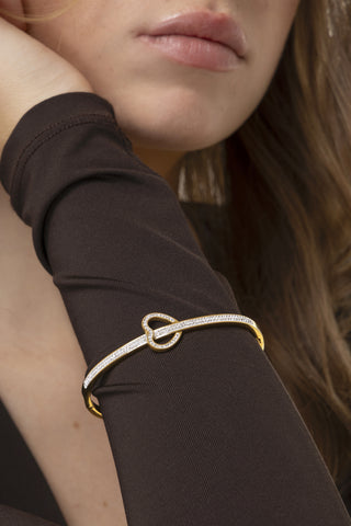 BANGLE PAVÉ CUORE