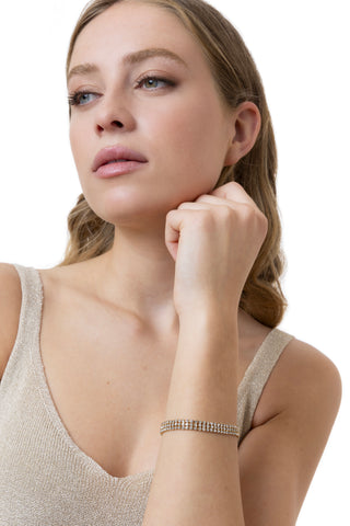 WOMEN’S TENNIS BRACELET WITH CUBIC ZIRCONIA