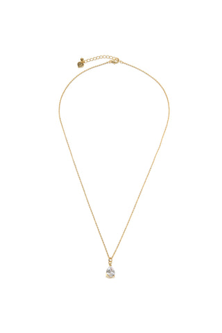 COLLANA CORTA SOLITARIO GOCCIA