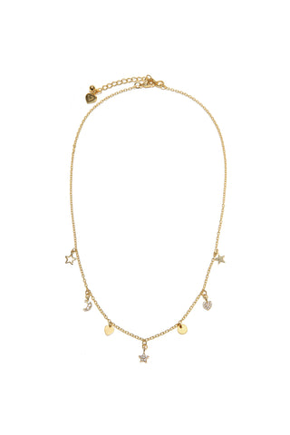 GIROCOLLO CHARMS CUORE/STELLA/LUNA