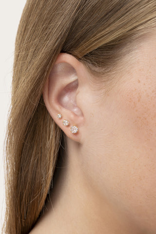 ORECCHINI TRIS PUNTI LUCE