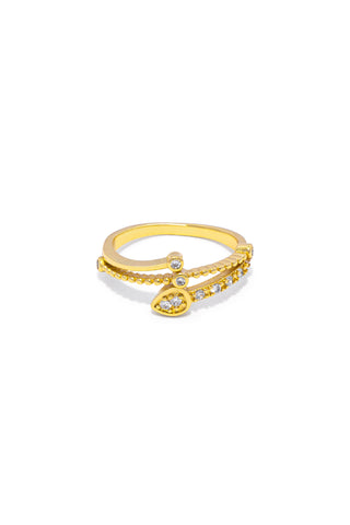 ANELLO DONNA SERPENTE CON ZIRCONI