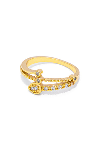 ANELLO DONNA SERPENTE CON ZIRCONI