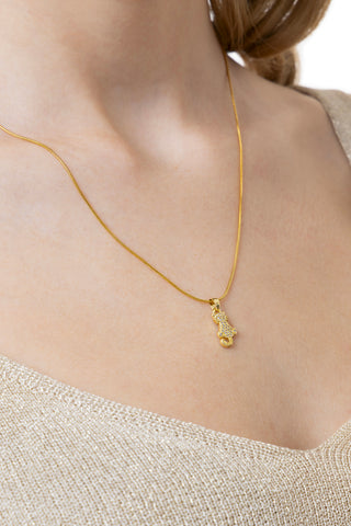 CHARM GATTO CON ZIRCONI