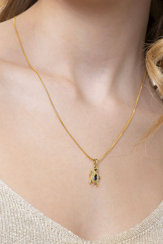 CHARM TARTARUGA CON ZIRCONI