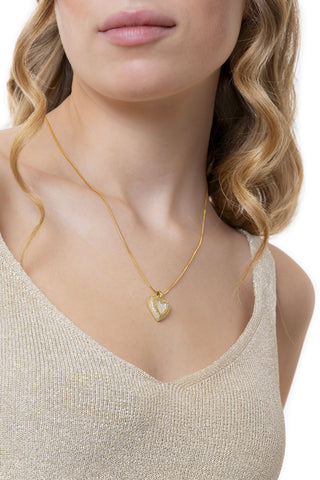 CHARM CUORE CON ZIRCONI