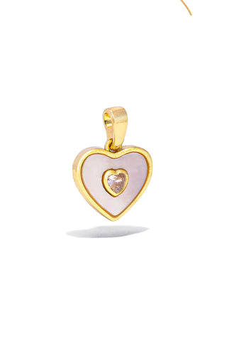 CHARM CUORE CON  ZIRCONE
