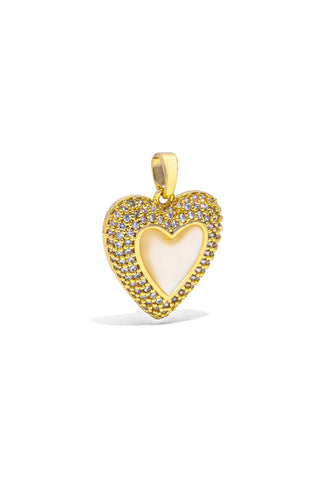 CHARM CUORE CON ZIRCONI