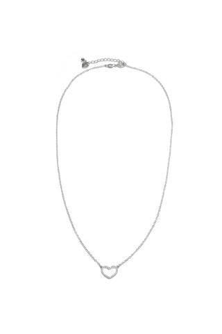 COLLANA CORTA CUORE BRILLANTI