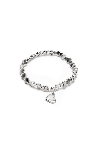 BRACCIALE ELASTICO CIONDOLO CUORE