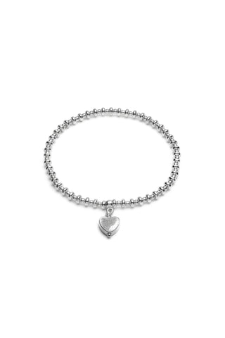 BRACCIALE ELASTICO CIONDOLO CUORE