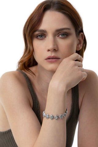 BRACCIALE ELASTICO CUORI DESIGN