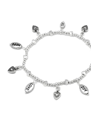 BRACCIALE ELASTICO PENDENTI MIX