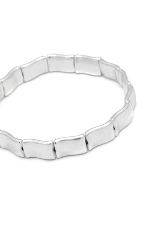 BRACCIALE ELASTICO RETTANGOLI ONDULATI