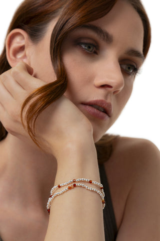 BRACCIALI ELASTICI PIETRE AMBRA