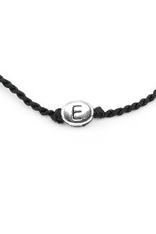 BRACCIALE CORDINO LETTERA