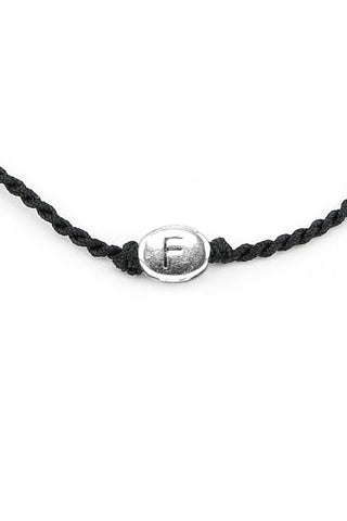 BRACCIALE CORDINO LETTERA