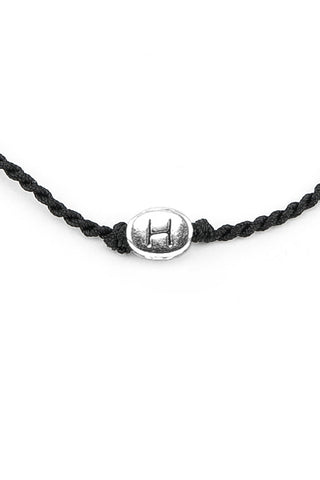 Bracciale Coniglio e ciondolo cuore con iniziale incisa, Bracciale con Bracciale Coniglio e ciondolo cuore con iniziale incisa, Bracciale con