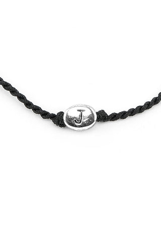 BRACCIALE CORDINO LETTERA