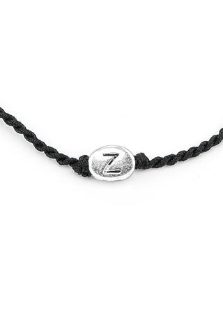 BRACCIALE CORDINO LETTERA