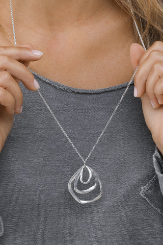 PENDENTE OVALI IRREGOLARE