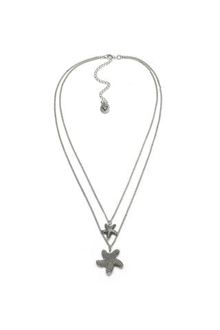COLLANA 2 CATENE STELLE MARINE