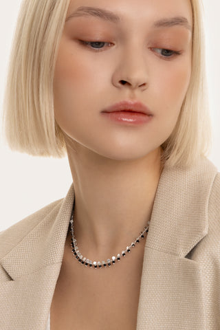 GIROCOLLO CATENA SFERE NERE