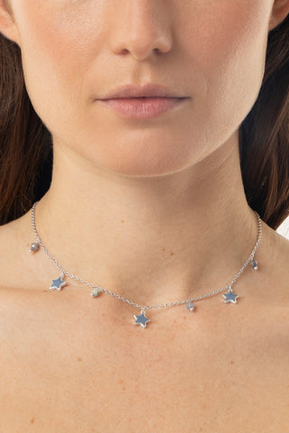 GIROCOLLO STELLE BLU