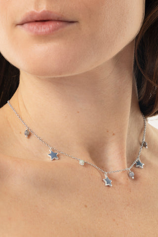 GIROCOLLO STELLE BLU