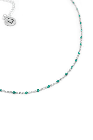 GIROCOLLO GLITTER AZZURRO